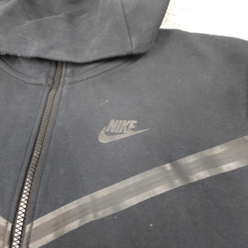 Nike Jumper Mens SMALL Black Tech Fleece Full Zip Hoodie Winter cotton Size S - Picture 2 of 12