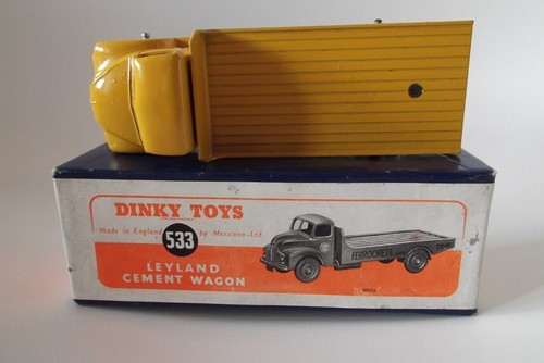 dinky toys 533 - Leyland Comet Cement Wagon - en caja - amarillo - Imagen 5 de 6