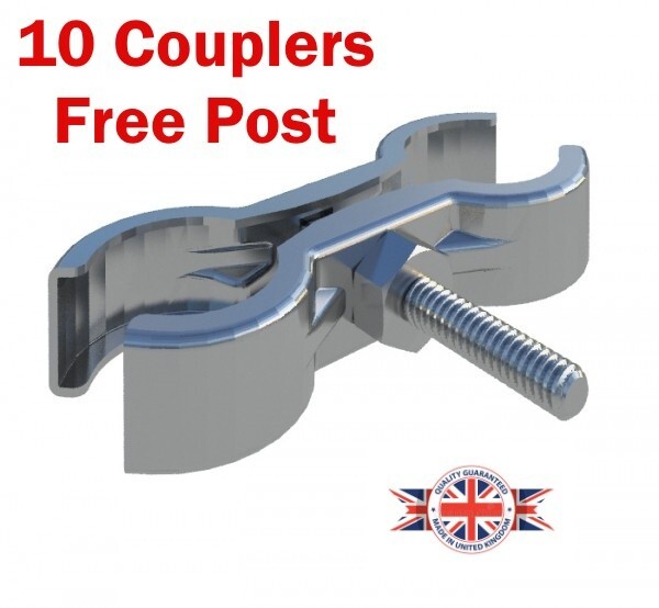 10 x Clips For Heras Fence Panels Site Fencing Temporary Site Fencing