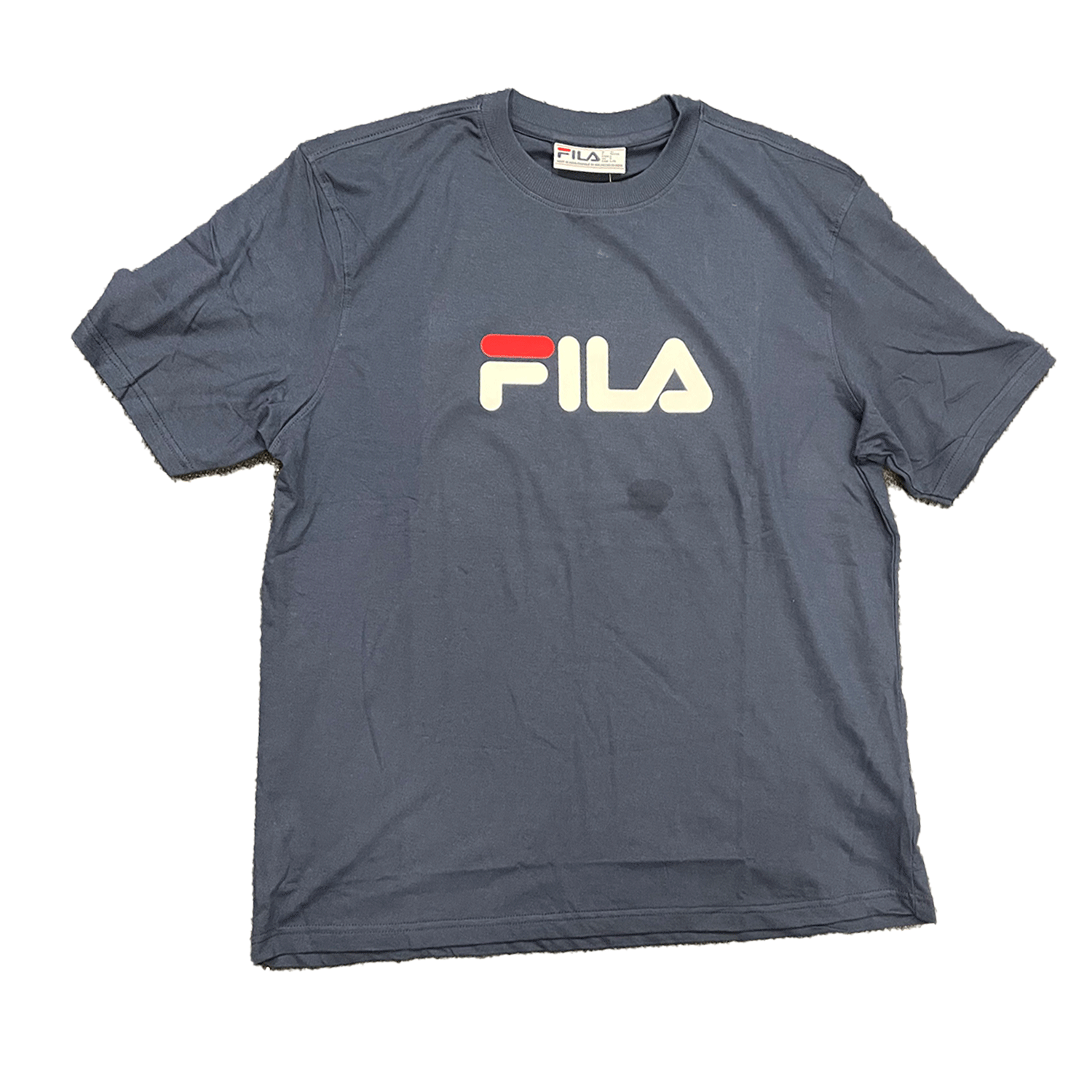 *Fila Mens Eagle T shirt Navy Large 50% Off RRP £30