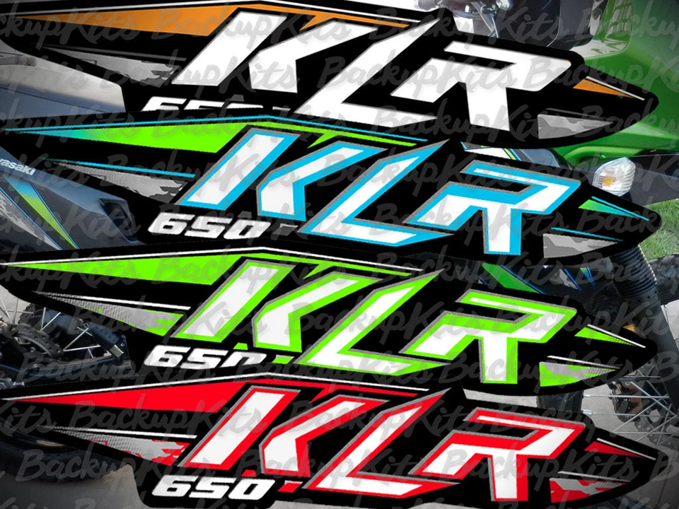 KAWASAKI KLR650 GRAPHIC KIT STICKER DECALS 2013 - 2014 - Image 2 of 4