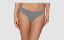 $394 Onia Women's Black White Lily Banded Waist Bikini Swim Bottoms Size Small