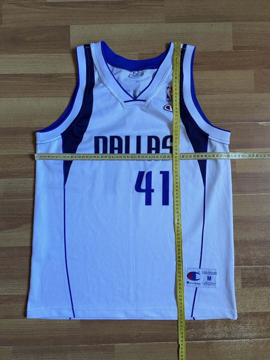 DALLAS MAVERICKS BASKETBALL SHIRT JERSEY CHAMPION NBA #41