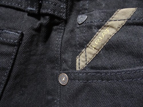 Ariat Mens M7 Slim Fit Straight Leg Jeans Black Denim Stretch Size 40x30 NEW NWT - Picture 9 of 15
