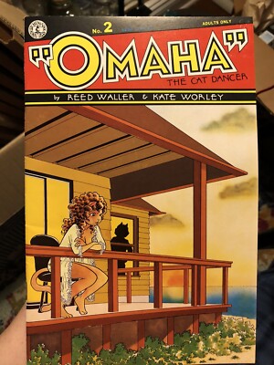 Omaha the Cat Dancer #2 VF 1st Print Kitchen Sink Comix