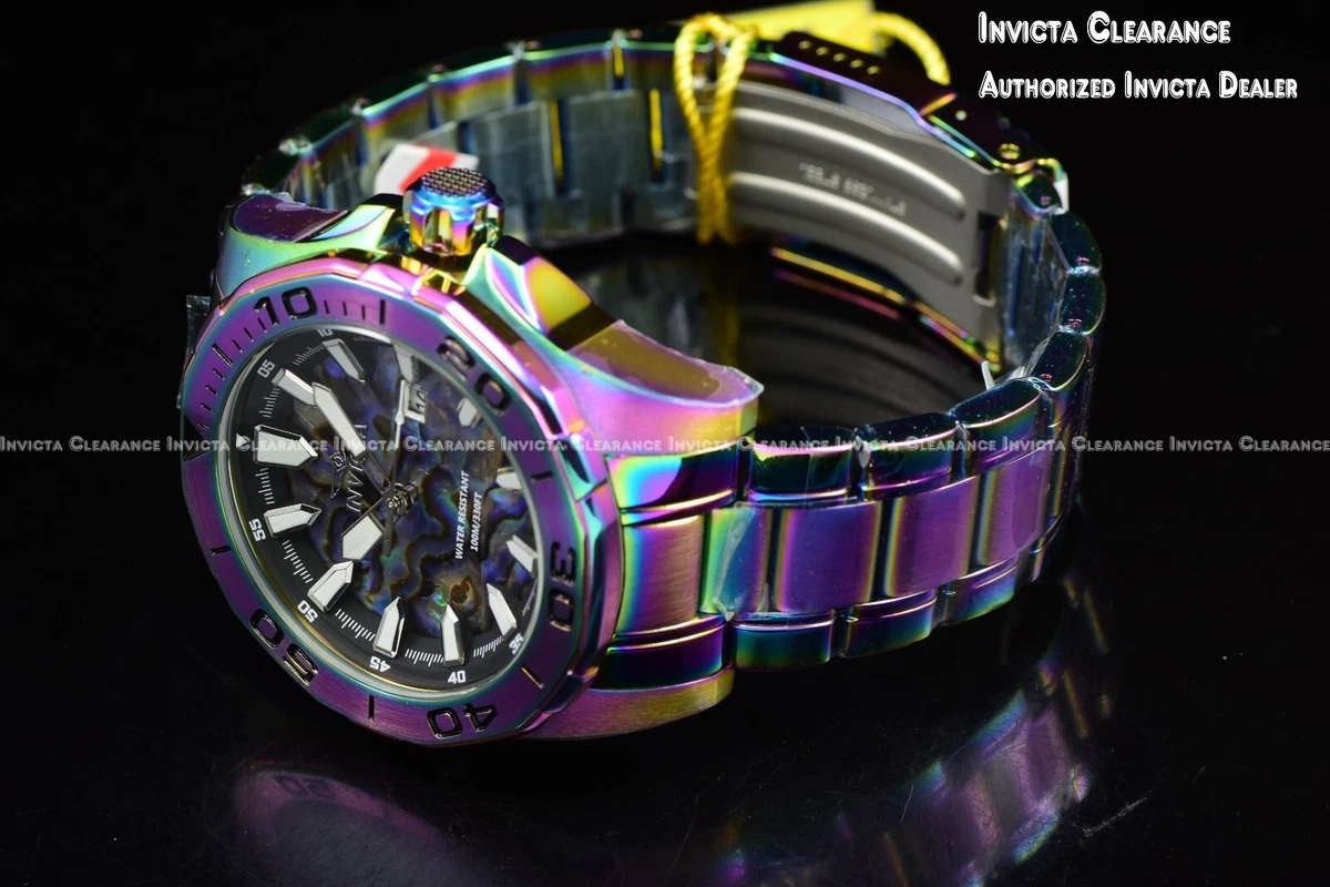 Invicta iridescent store abalone watch