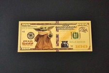 Star Wars Gold Foil Grogu collectible card