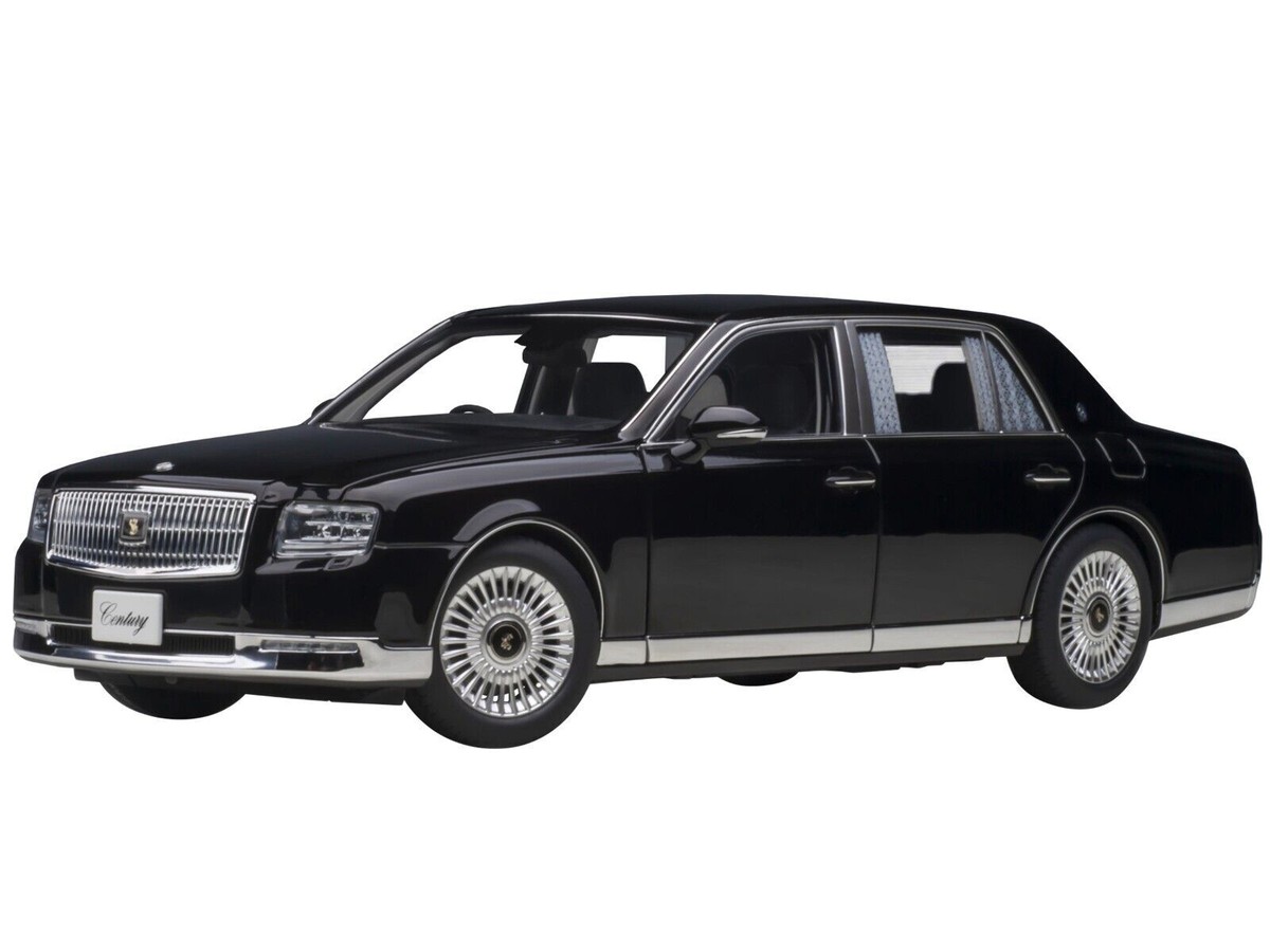TOYOTA CENTURY W/CURTAINS RHD BLACK SPECIAL EDITION 1/18 MODEL CAR