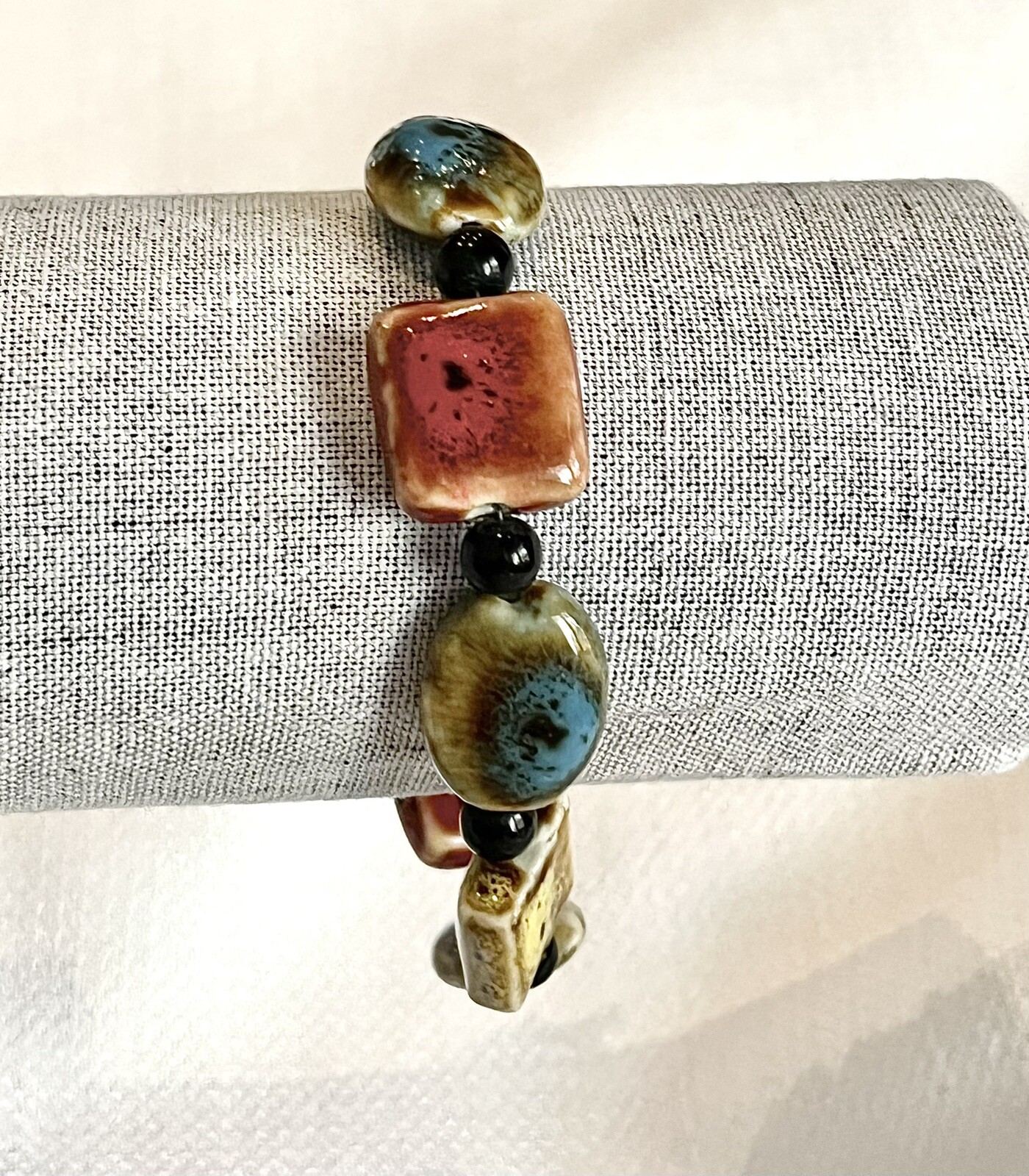 Unique Handmade Multicolor Smooth Ceramic Glazed … - image 4