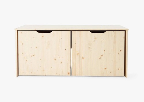 Sazy - Kids Toy Storage Unit, Natural Solid Wood Spruce - New And Boxed RRP £750