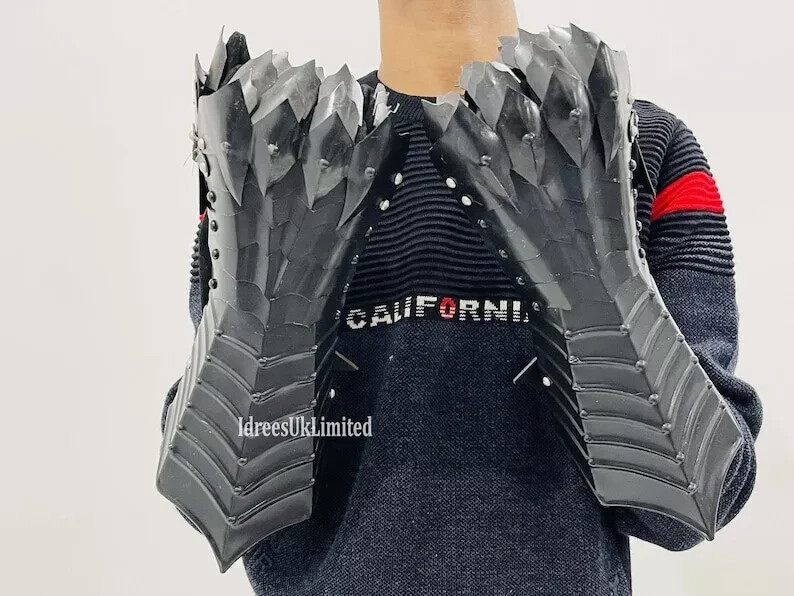 Guantes Guantelete Medievales Par Nazgul Caballero Armadura Acero Halloween Larp Disfraz