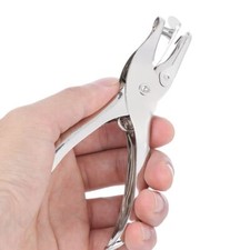 3/6mm Single One Hole Hand Held Paper PuncTicket Craft Puncher Metal Cut Plier