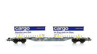 Roco 77341 Sbb Cargo Sgnss Grau Mit 2 Mobilen Kisten 20’ Sbb Cargo