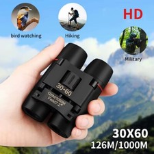 Binoculars 30x60 Zoom Outdoor Travel Compact Folding Telescope Hunting Day/Night