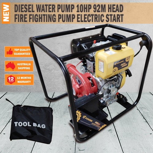 NEW DIESEL WATER PUMP 10HP 92m HEAD 