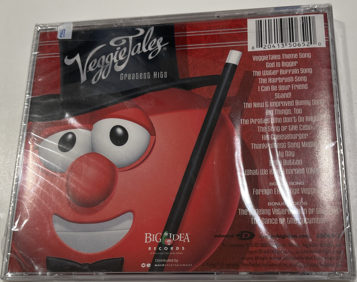 SEALED Veggie Tales OP “Greatest Hits” 2008 Enhanced CD