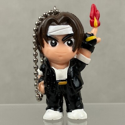 Vintage 1996 SNK KOF King of Fighters Kyo Kusanagi Keychain Figure