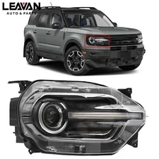 For 2021-2024 Ford Bronco Sport w/o LED Signature Projector Headlights Passenger