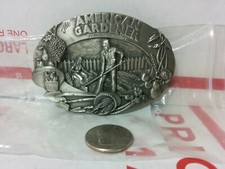 Vintage 1985 American Gardener Garden Week Edition Siskiyou Belt Buckle Numbered