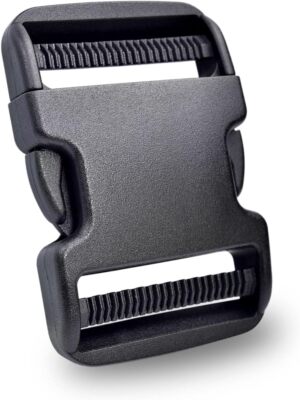 CooBigo 5 Pack 2 Inch Quick Side Release Plastic D-2 Buckle X 5pcs 
