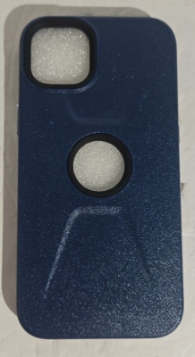 I Phone 14 Plus Hard Phone Case- NAVY BLUE
