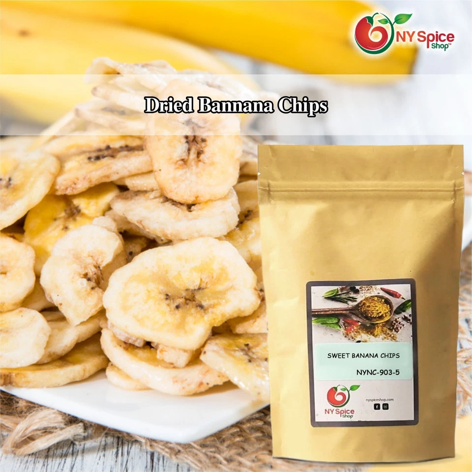 Chips de banana doce secos peso do item 1 lb-5 lb - Imagem 4 de 4