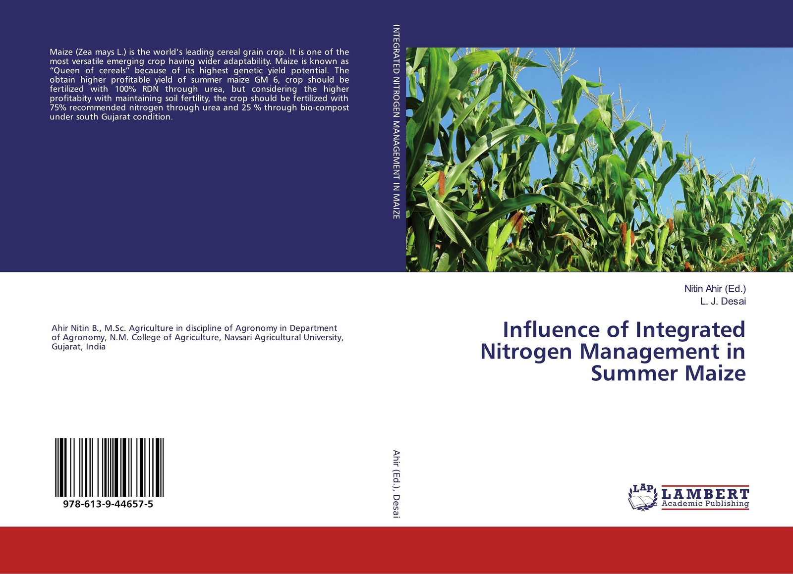 Thumbnail - Influence Of Integrated Nitrogen Management In Summer Maize | L. J.