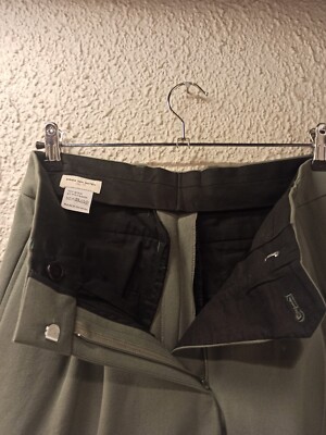 DRIES VAN NOTEN PLEATED WOOL PANTS GREEN size 34 New !! | eBay DRIES VAN NOTEN PLEATED WOOL PANTS GREEN size 34 New !! | eBay
