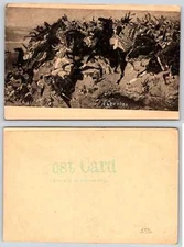 Art BATTLE OF WATERLOO Military Postcard a224