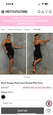 knee length dresses for ladies Beverley Black Mesh Maxi Dress - US 8