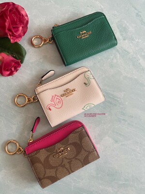 即発 COACH チェーンストラップ付き Zip Card Case 関税送料込 COACH® | Zip Chain Card Case
