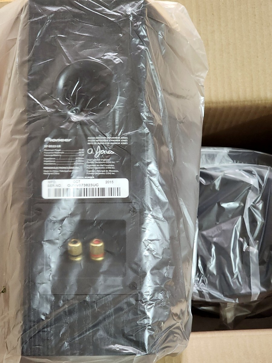 Pioneer SP-BS22-LR Bookshelf Speakers Pair Sound Designed By