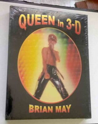 BOOK QUEEN IN 3 D BY BRIAN MAY - QUEEN BOOK IN 3 D NEU SEALED
