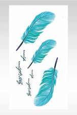 native feather temporary tattoo cheap fake tattoos