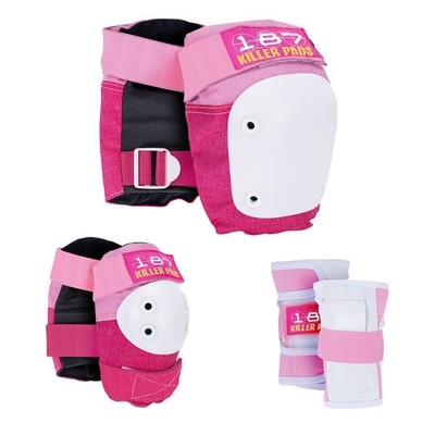 187 Killer Pads 6er Pack Sicherheitsset Pink Junior