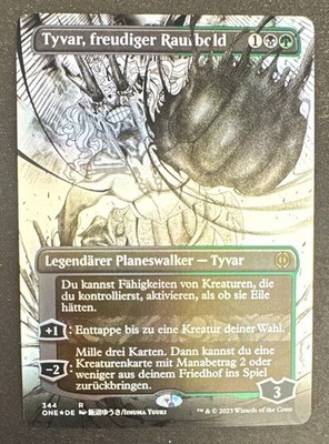 Magic: The Gathering: Tyvar, freudiger Raufbold   ONE 344 Foil Alt Art DE 2023