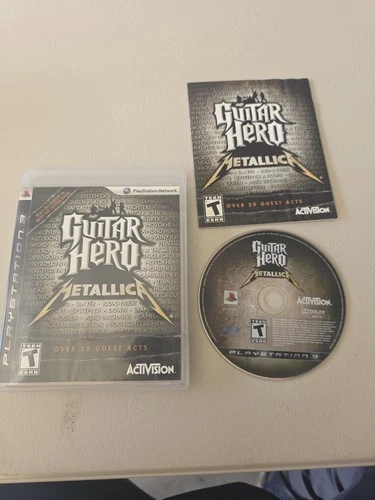 Guitar Hero Metallica PS3 PlayStation 3 Complete CIB