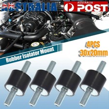 4x M8 Male to Male Anti Vibration Rubber Mount Car Bobbin Isolator Damper 3x2cm