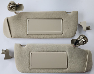 2001-2006 Chevy Cadillac GMC Escalade Tahoe Yukon Beige Sun Visor Driver Pass