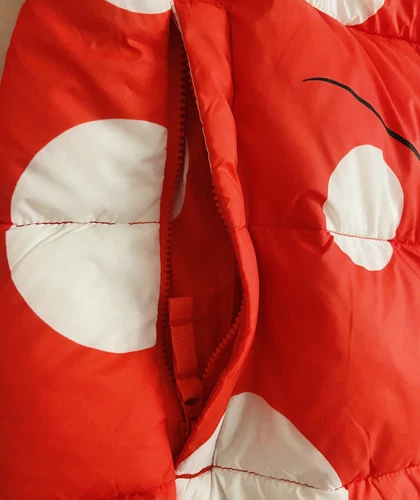 Disney Parks Minnie Mouse Red Polka Dot Puffer Jacket