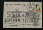 stamp day city hall FDC card France 2001