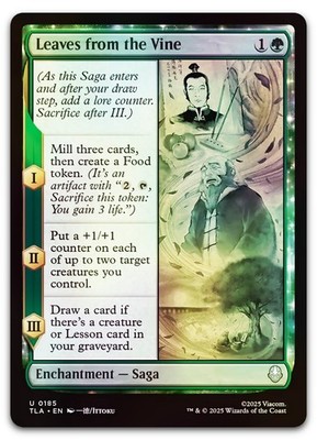 Leaves from the Vine #185 (Foil) (NM) Avatar: The Last Airbender TLA Magic MTG