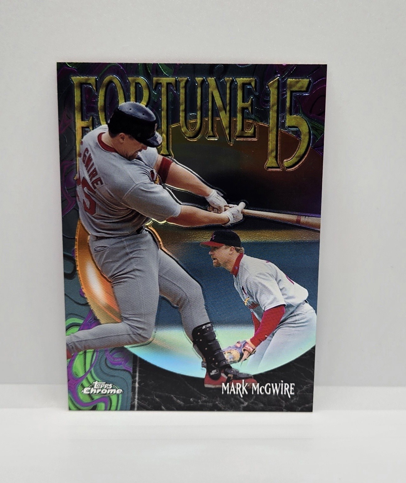 1999 Topps Chrome Fortune 15 Mark McGwire Cardinals 💎