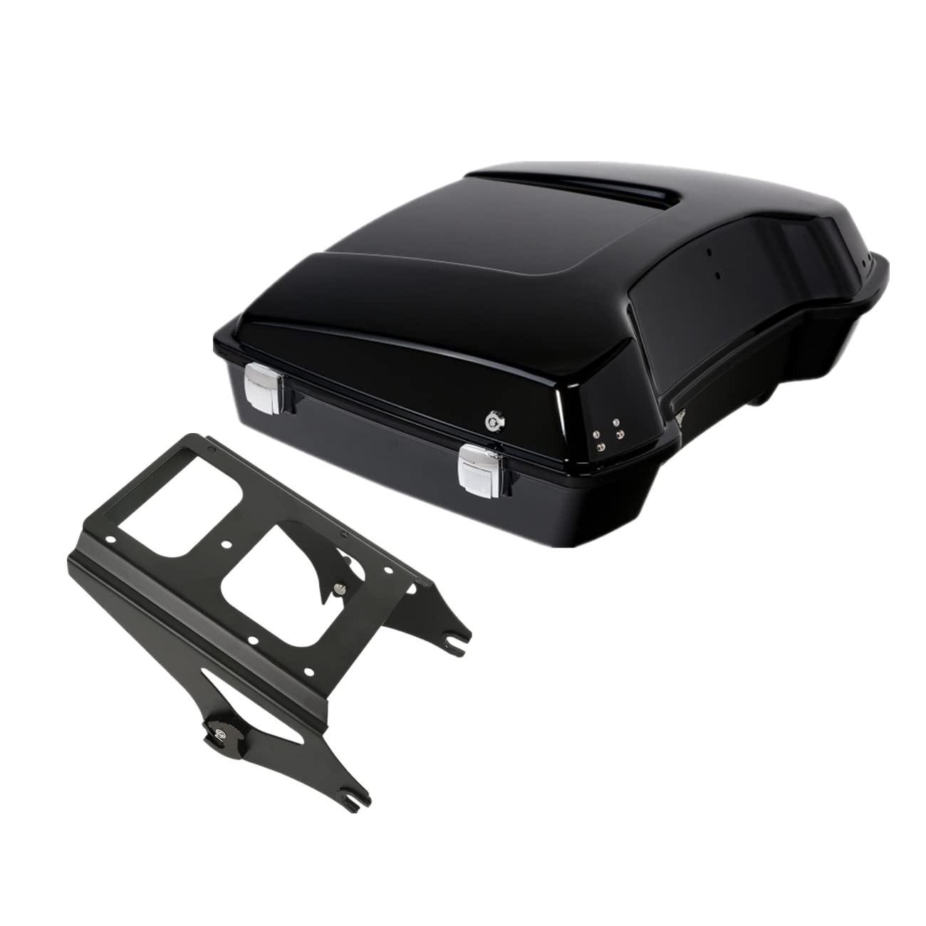 5.5" Razor Trunk 2 Up Mount Rack Setfor Harley Touring Electra Street