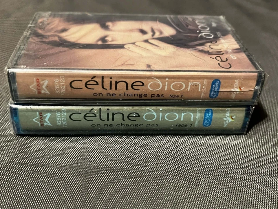 Celine Dion: On Ne Change Pas ULTRA RARE SEALED French Cassette Tape 1 & 2 New - Image 2 of 3