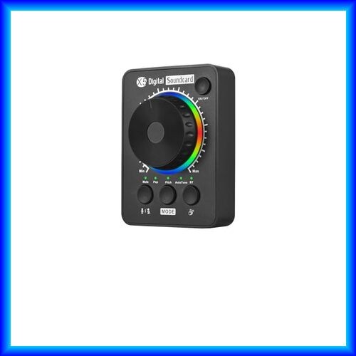 Scheda Audio Mixer Docooler X7 Per Streaming Live, Karaoke E Registrazione, Con 16 Livelli Anticipo, 12 Effetti, Collegamento Bluetooth E OTG