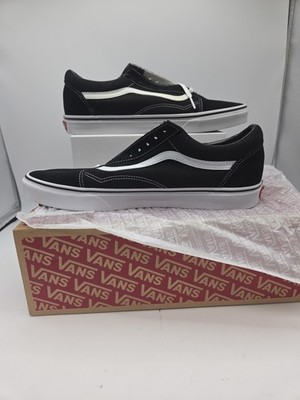 UNISEX Vans Old Skool Canvas Black True White US size 100% Original Brand New
