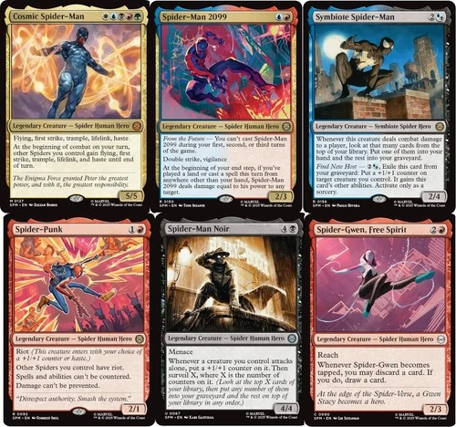 MTG Commander Cosmic Spider-Man Deck - Spider-Punk - Symbiote - rEDH  100 Cards