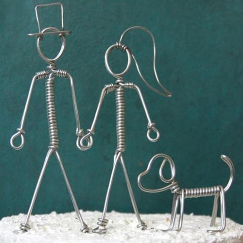 4 Pezzi Fili Artigianali in Alluminio, 3mm X 10m, 2mm X 5m, 1,5mm X 5m, 1mm X 5m,3319 - Foto 5 di 7