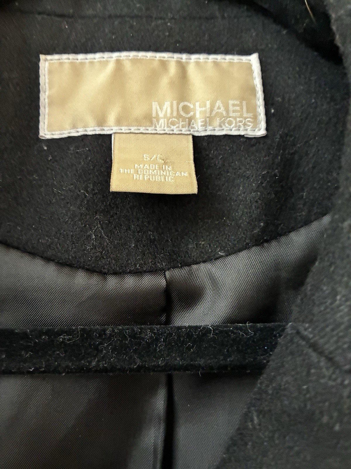 Michael Kors Black Collared Button Lined Double-B… - image 10